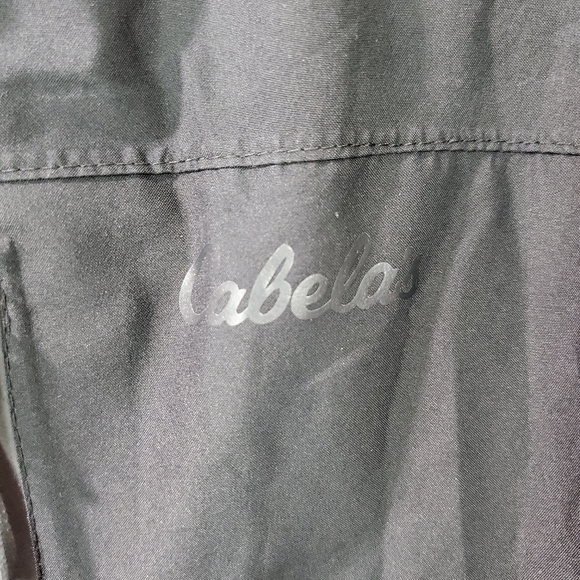 Cabela's Men's Gore-Tex Light Fishing Rain Boating Jacket Coat Black Size LT EUC - Picture 3 of 14